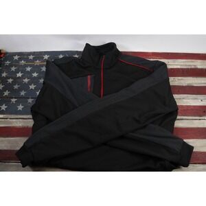 Galvin Green Mens Black 1/4 Zip Golf Pullover Sweatshirt Red Men's XL Athletic
